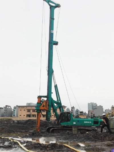 新年献礼壹定发智能9台SWDM25旋挖钻机征战越南