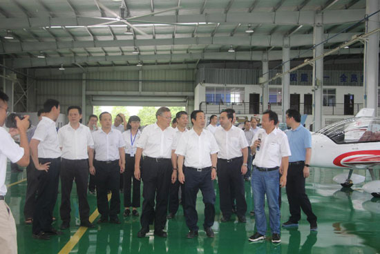 达哲省长调研壹定发科技：要捉住通航生长的机缘