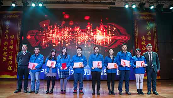 坚定信心、再接再厉，，，，，，，，壹定发智能2017年度营销表扬与誓师大会开启新航程