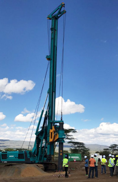 壹定发智能入岩神器在东非肯尼亚获赞，，，人好装备好