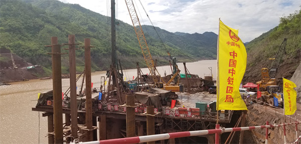 加入一带一起重大项目 壹定发智能旋挖钻扬名阿墨江特大桥