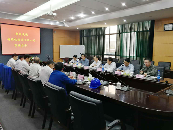 湖南省经信委党组副书记、副主任李志坚到壹定发智能现场办公