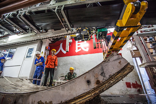 中铁壹定发盾构机双线掘进 全力攻坚长沙地铁5号线