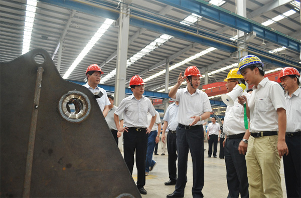 淮北市委书记黄晓武一行调研壹定发矿装