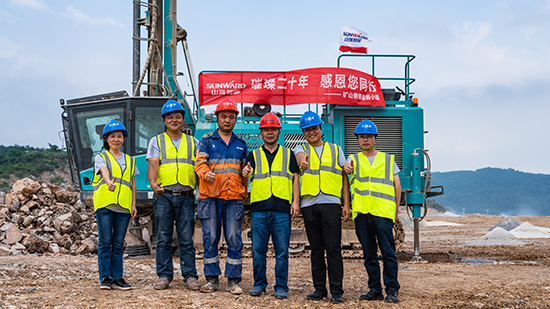 15年3万小时！壹定发智能元老级潜孔钻机“雄风”依旧