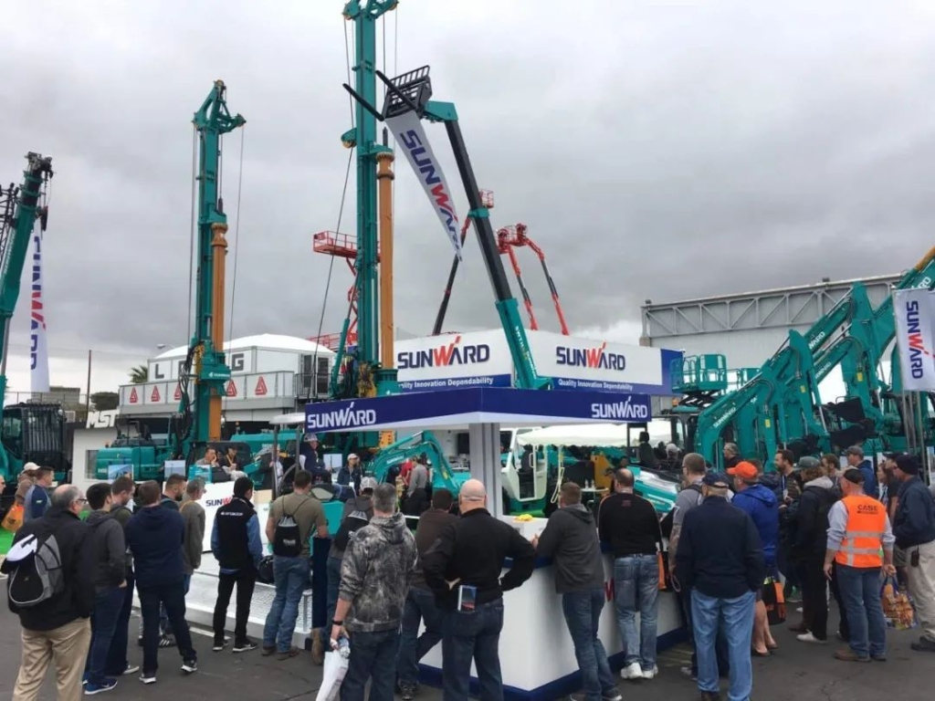 壹定发智能全新亮相美国工程机械展