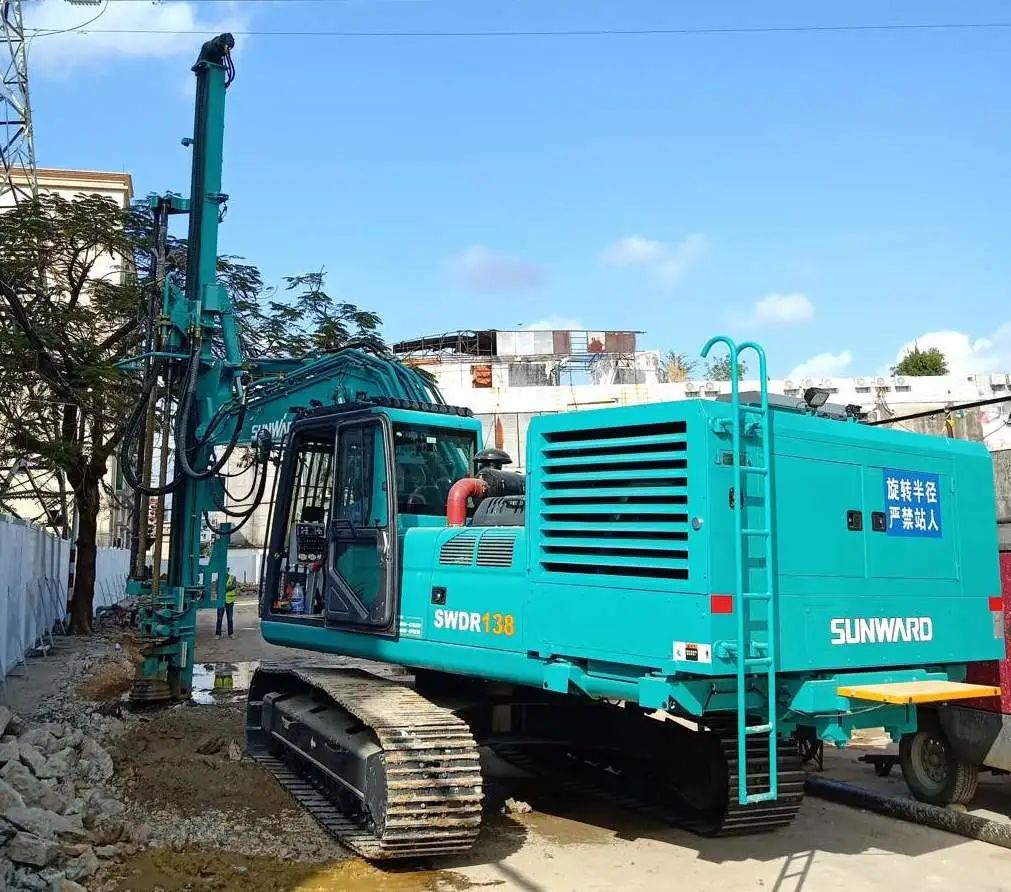 壹定发钻机深圳闹市显身手