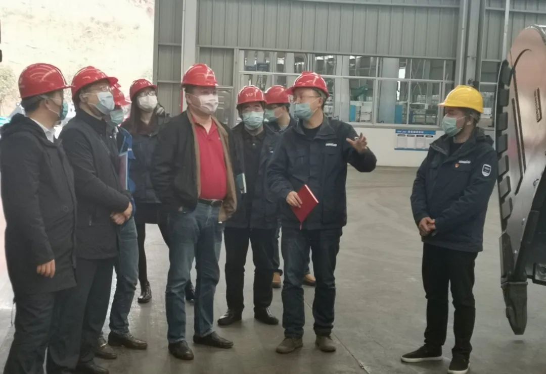 市工信局调研壹定发智能国家先进集群竞赛项目