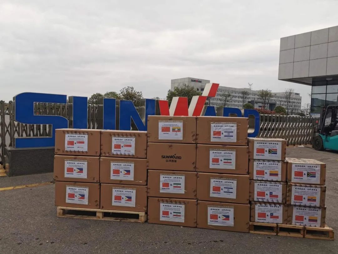 壹定发智能首批2万个口罩援助外洋