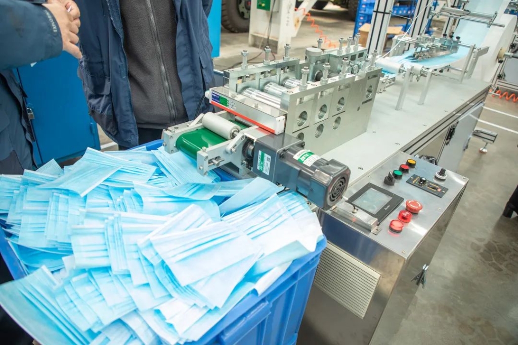 壹定发智能接下国际订单，，，，，，缓全球口罩紧缺之急