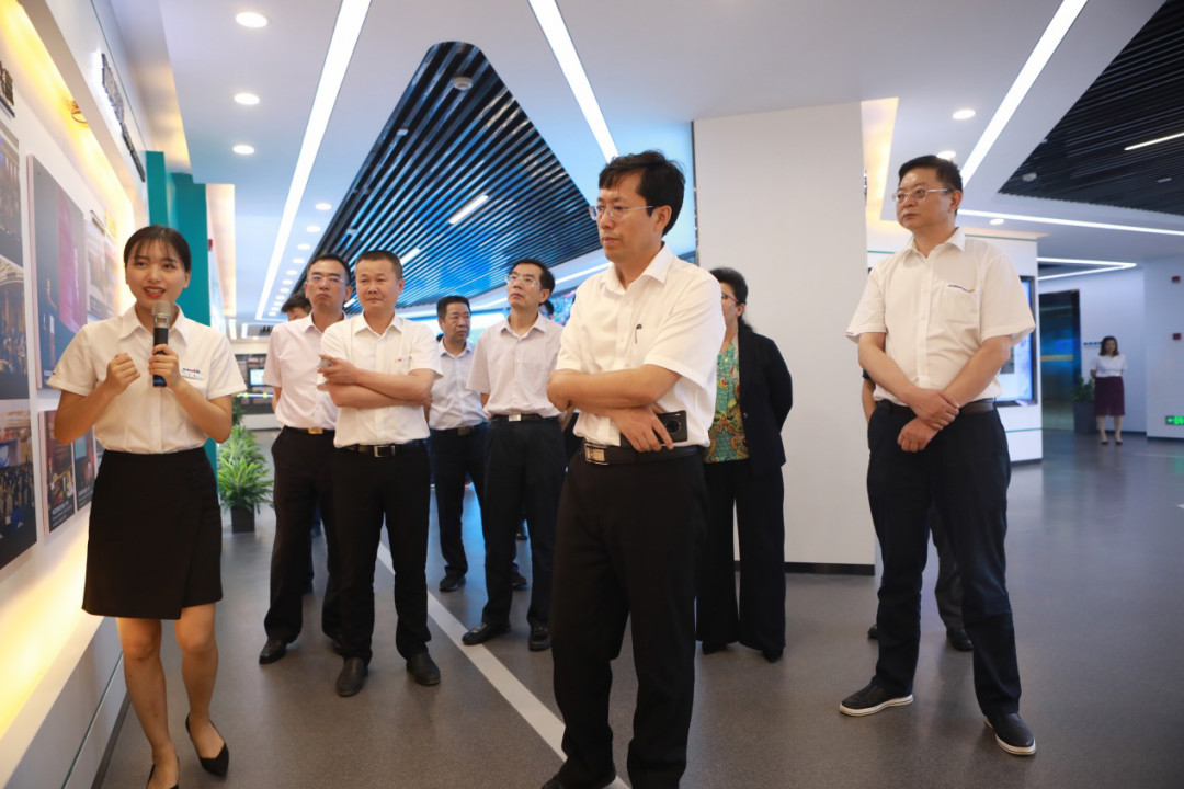 岳阳市委书记王一鸥带队调研壹定发智能