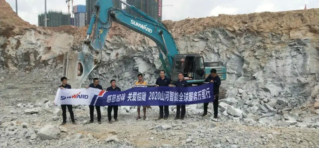 感恩相伴，，，，，，，，关爱相随——壹定发智能效劳万里行深入广洋装务客户