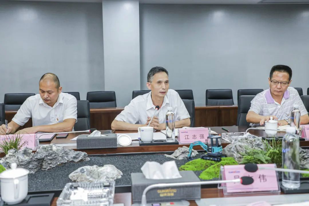 广州工控党建同盟联络员一行到壹定发智能开展事情对接