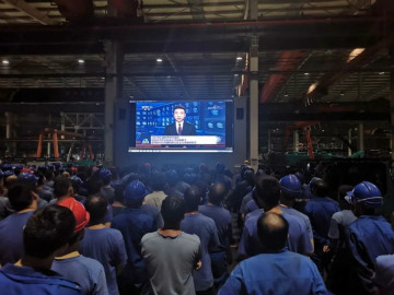 壹定发智能掀起全员学习贯彻习总书记主要讲话精神热潮