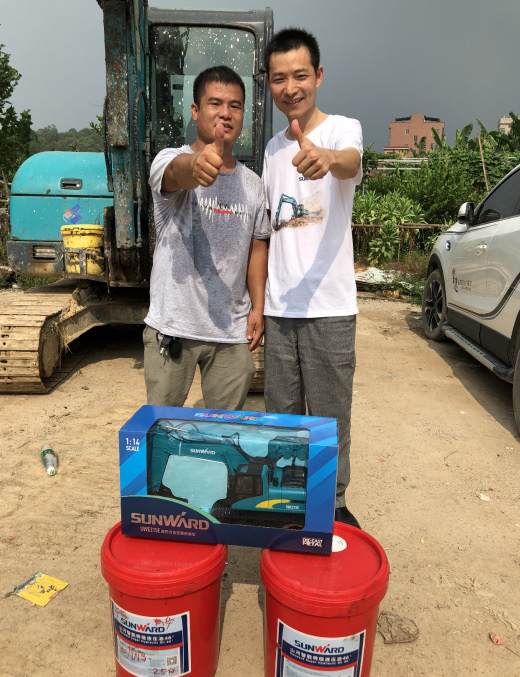 壹定发智能挖掘机获最高评价，，，就是用得惬意！