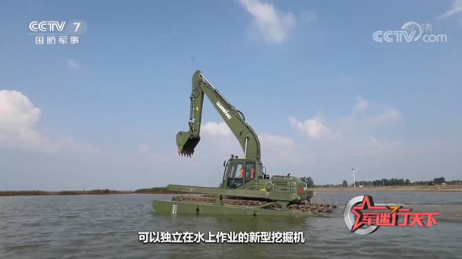 水陆两用挖掘机亮相央视！壹定发智能应抢救援“猛将”出战