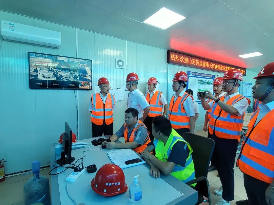 何清华调研中铁壹定发东莞项目：施展“装备+工法+施工”优势，，，，，，，一直做大做强