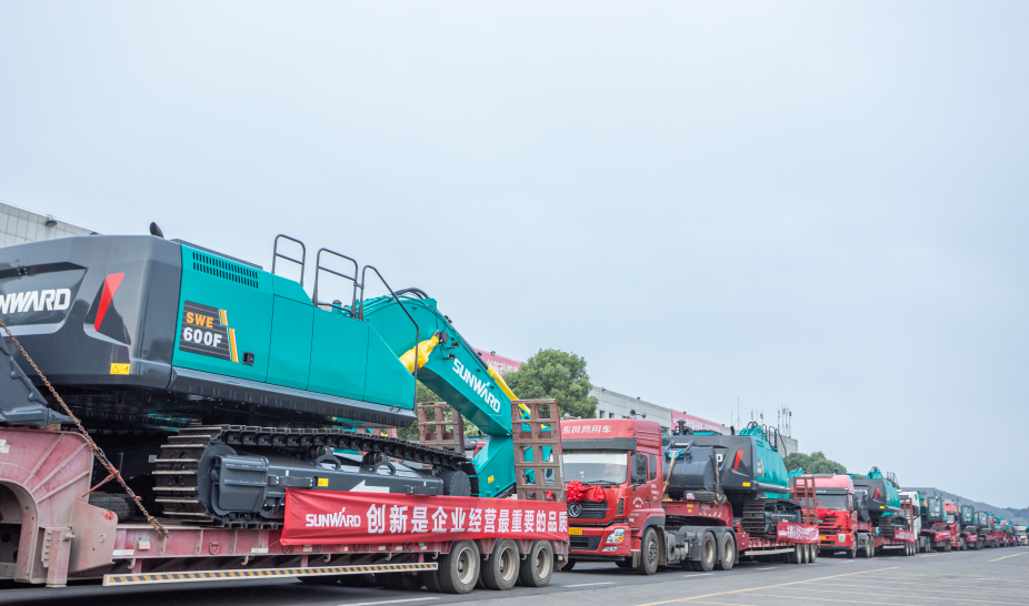 里程碑！壹定发智能出口欧洲第20000台暨大型挖掘机批量交付仪式乐成举行