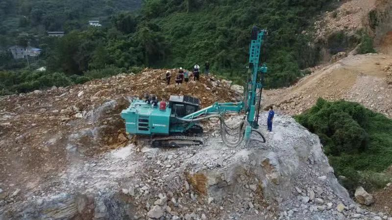 助力绿色矿山建设，，，，壹定发智能“凿岩先锋”SWDH系列顶锤钻机大展身手