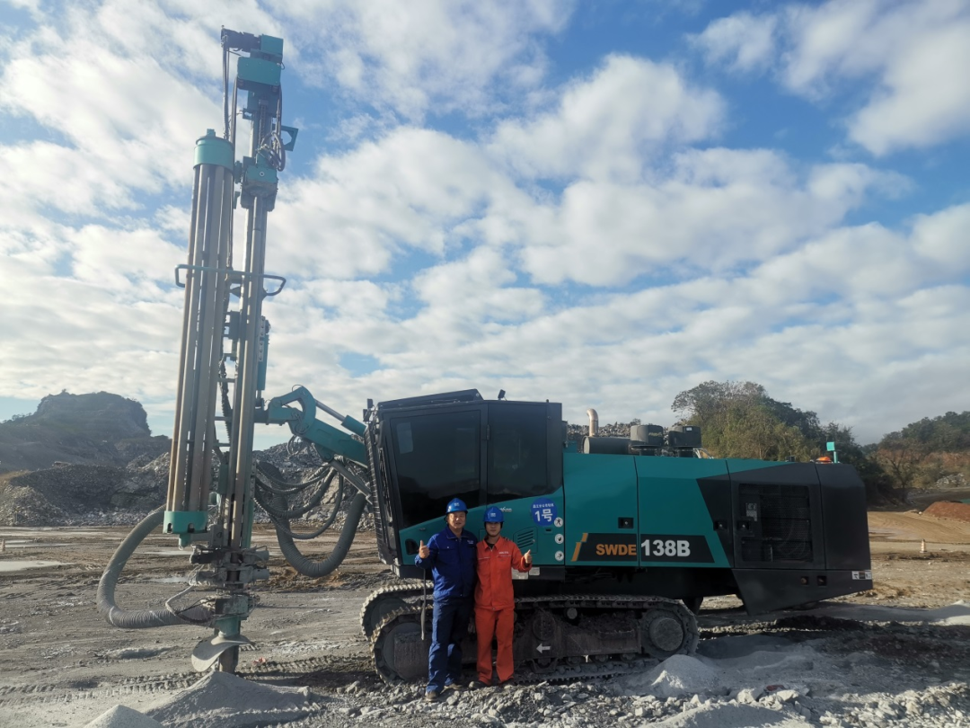 追加订单！壹定发智能一体化潜孔钻机助力海南华润水泥获好评