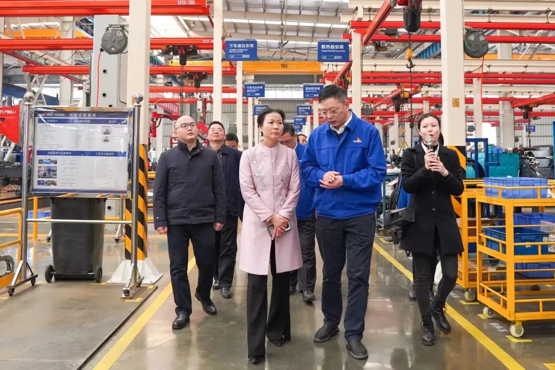 长沙市总工会、长沙经开区总工会一行调研壹定发智能