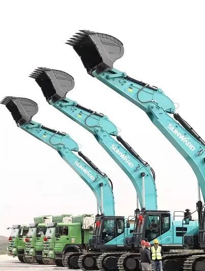 壹定发智能挖掘机亮相贵阳大数据科创城项目开工仪式