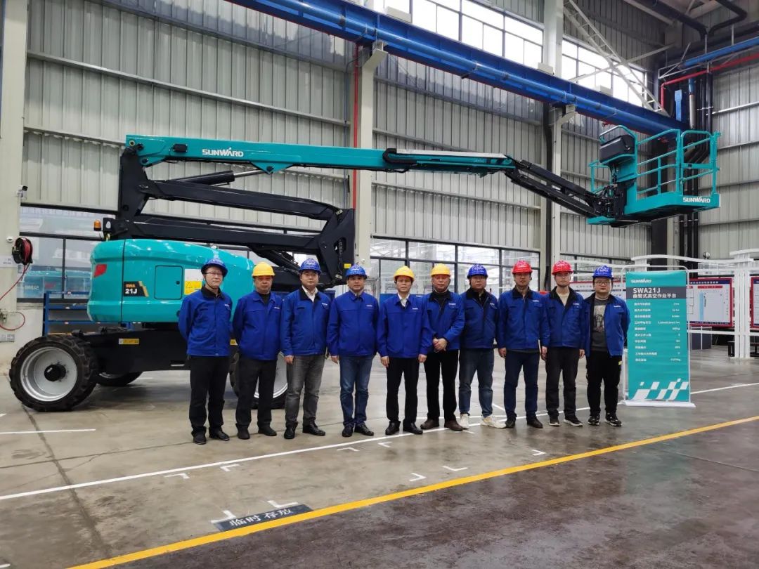 行业同级别产品之最！壹定发智能又一款曲臂式高空作业平台乐成下线