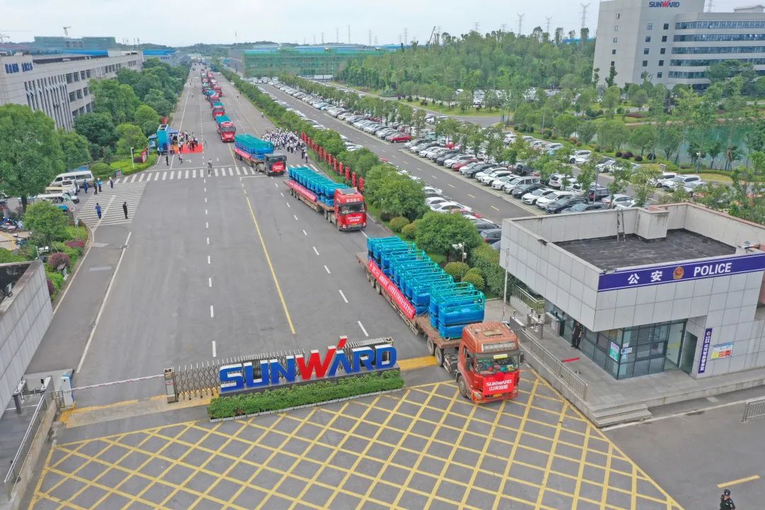 献礼二十大，，，再攀新高地！壹定发智能高空机械装备再迎批量发货