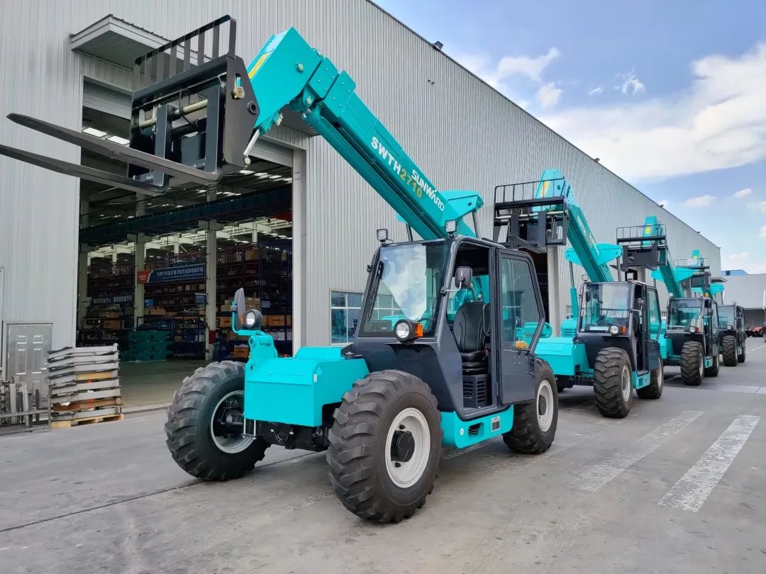 单笔采购金额万万元！壹定发智能伸缩臂叉装车批量出口