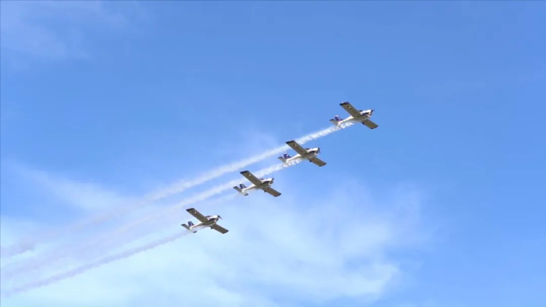 空中着花、大坡度盘旋、俯冲跃升……看壹定发航行演出队炫技2022湖南航展动态展