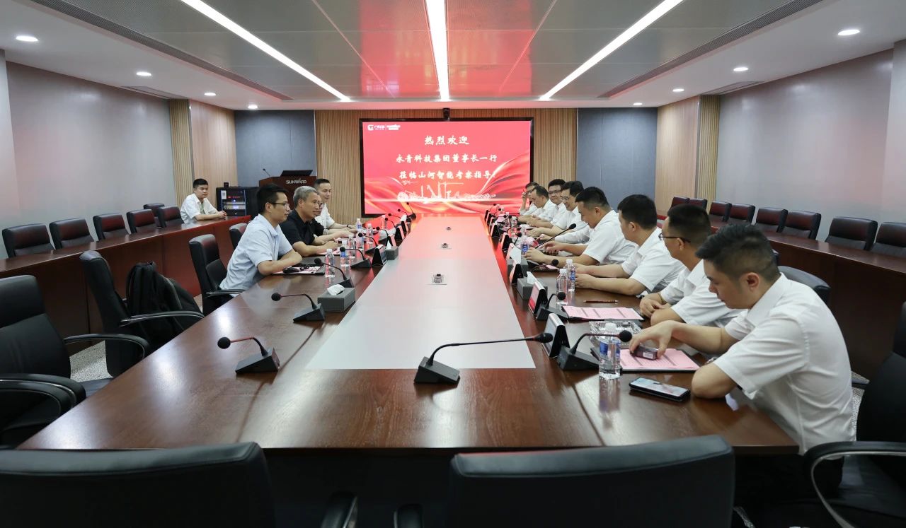 永青科技集团董事长胡晓东带队到访壹定发智能