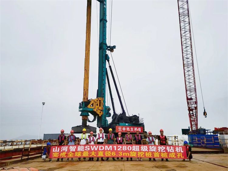 喜报！壹定发智能完成“全球最大”6.3米直径旋挖桩成孔成桩
