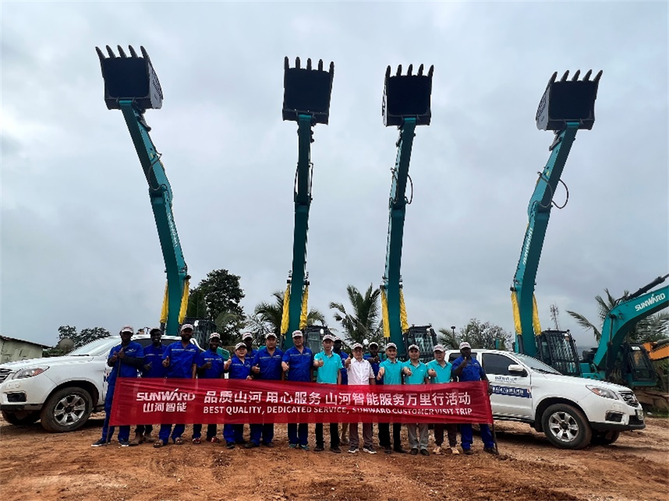 品质壹定发，，，，，，，，专心折务！壹定发智能效劳万里行活动走进非洲加纳