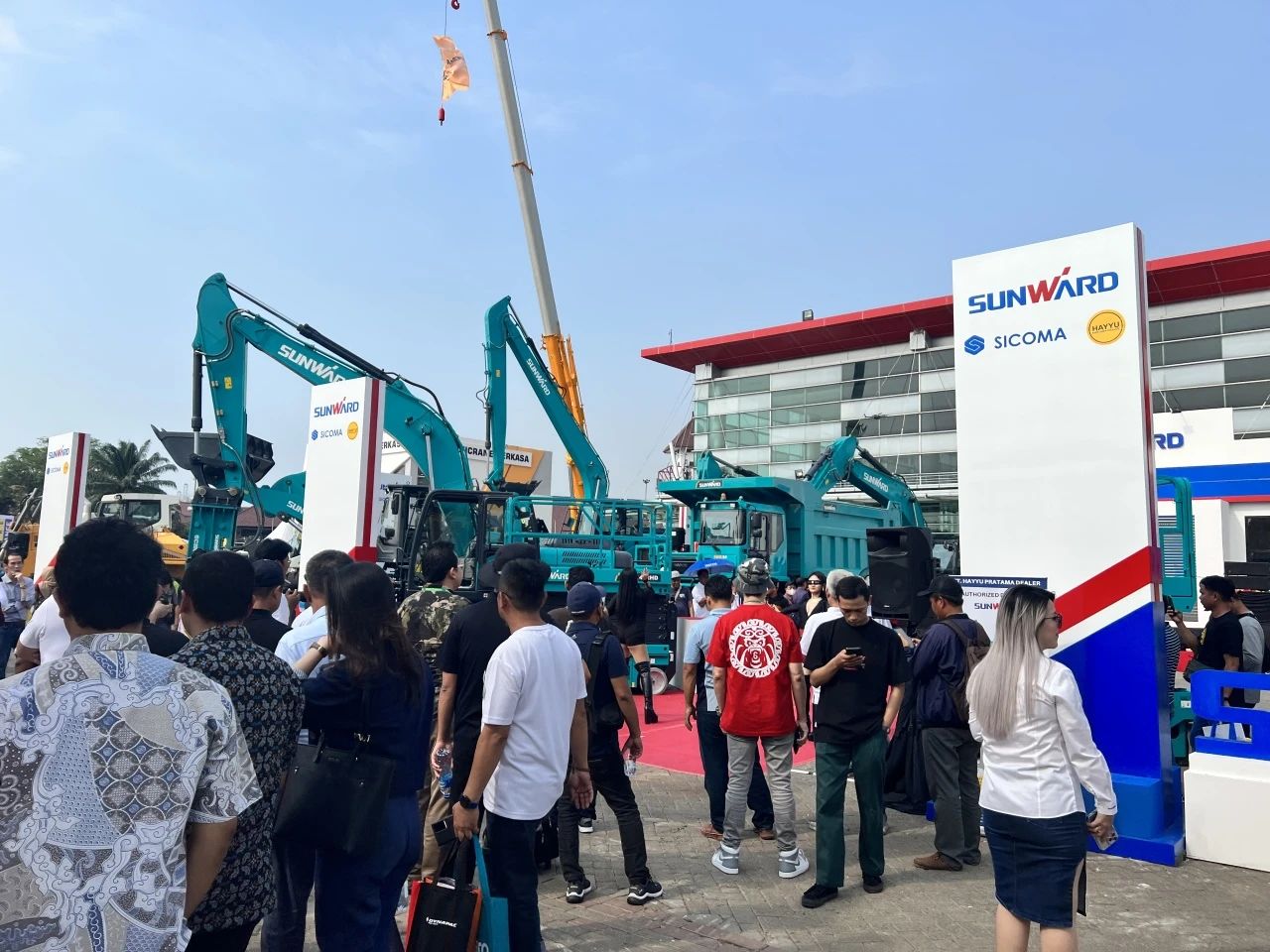 深耕细作，，，，，，逆势增添！壹定发智能艳服亮相印尼雅加达矿业展