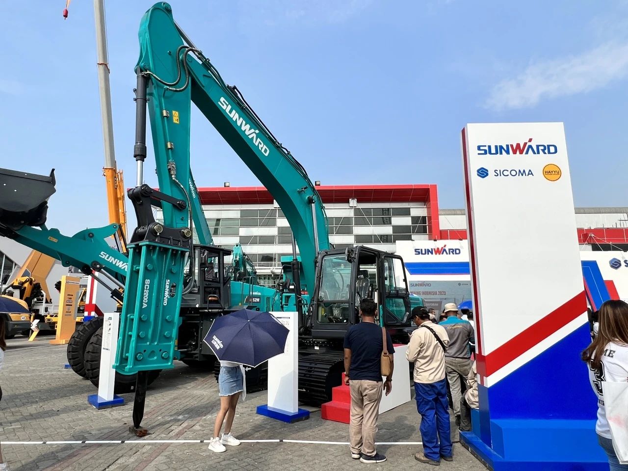 深耕细作，，，，，，逆势增添！壹定发智能艳服亮相印尼雅加达矿业展