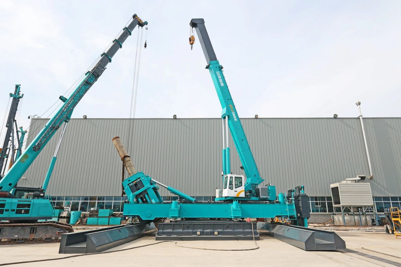 “壹定发绿”闪灼西子湖畔！壹定发智能ZYJ300X斜桩压桩机强势来袭