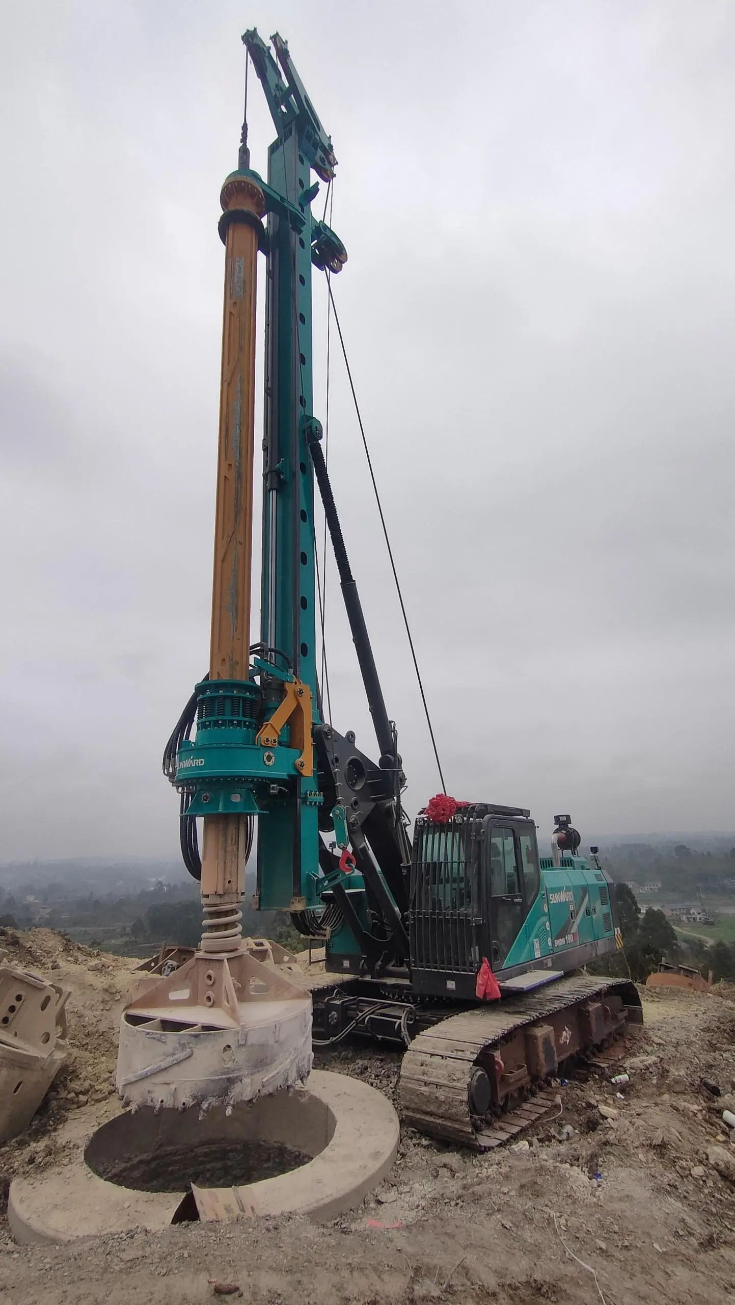 一连火热交付！壹定发智能SWDM190JN旋挖钻机备受天下各地客户青睐