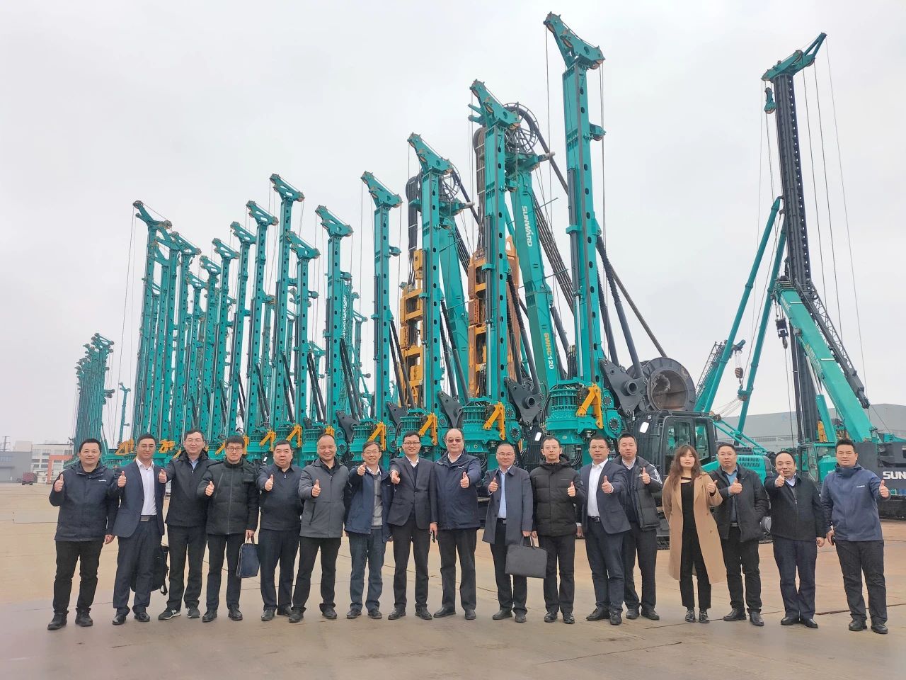 增强全方位相助！中铁二十局到访壹定发智能