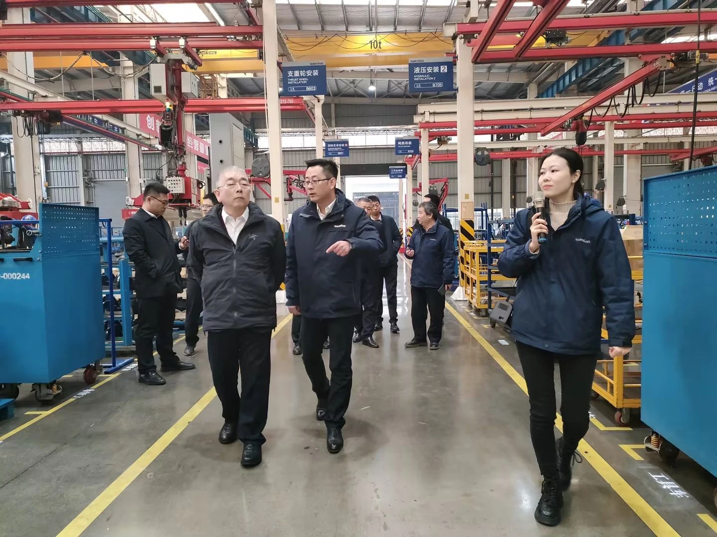 新思绪、新领域、新相助、新突破！中铁十二局到访壹定发智能