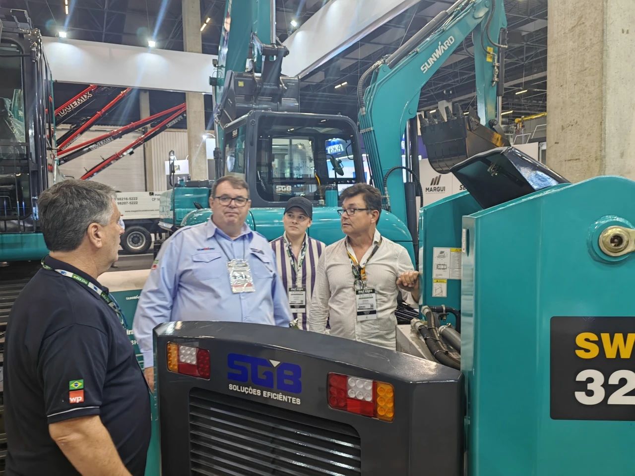 展出装备销售一空！壹定发智能亮相2024巴西矿业展览会！