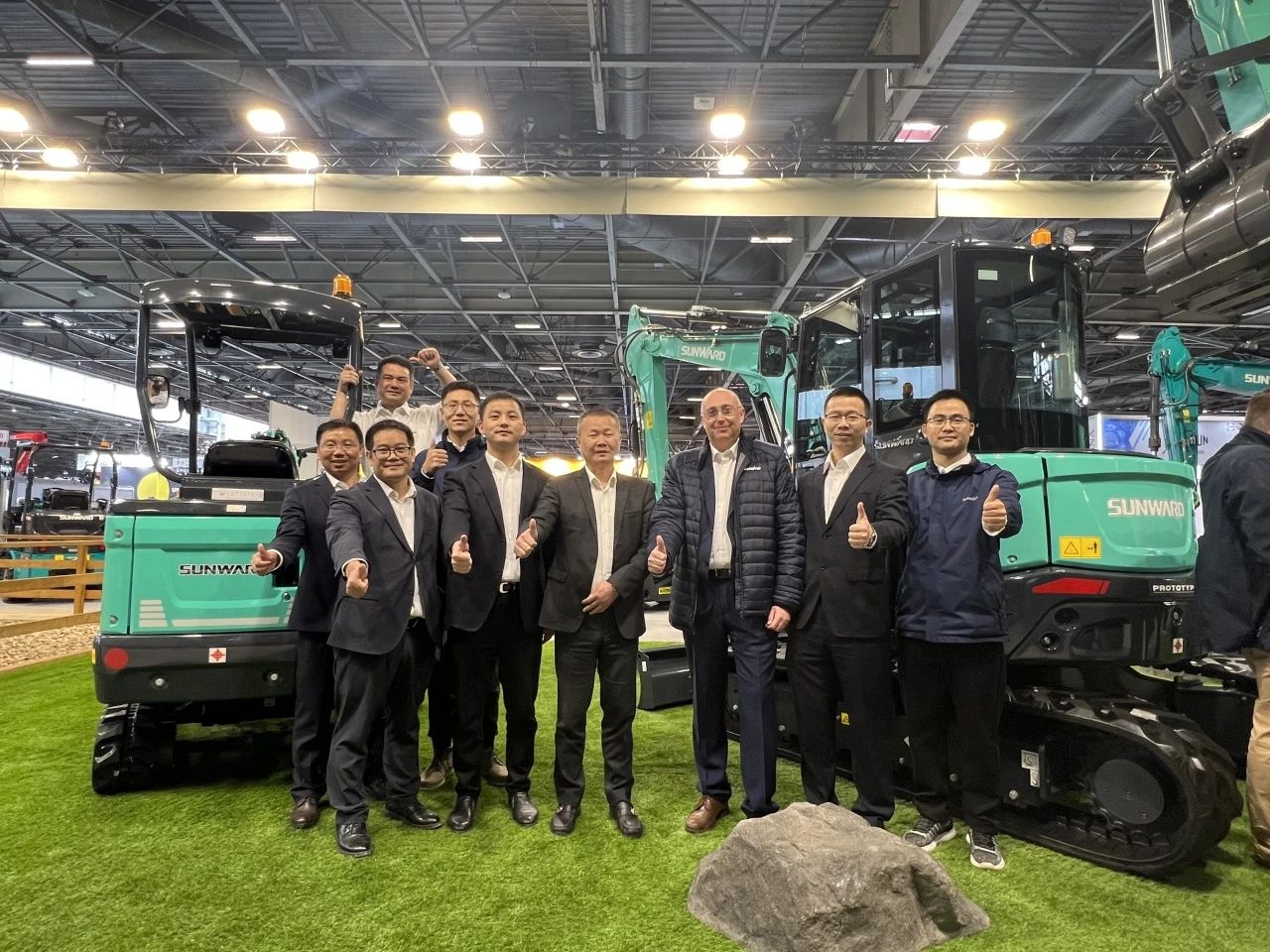 赢战INTERMAT 2024！壹定发智能土方机械深耕全球高端市场