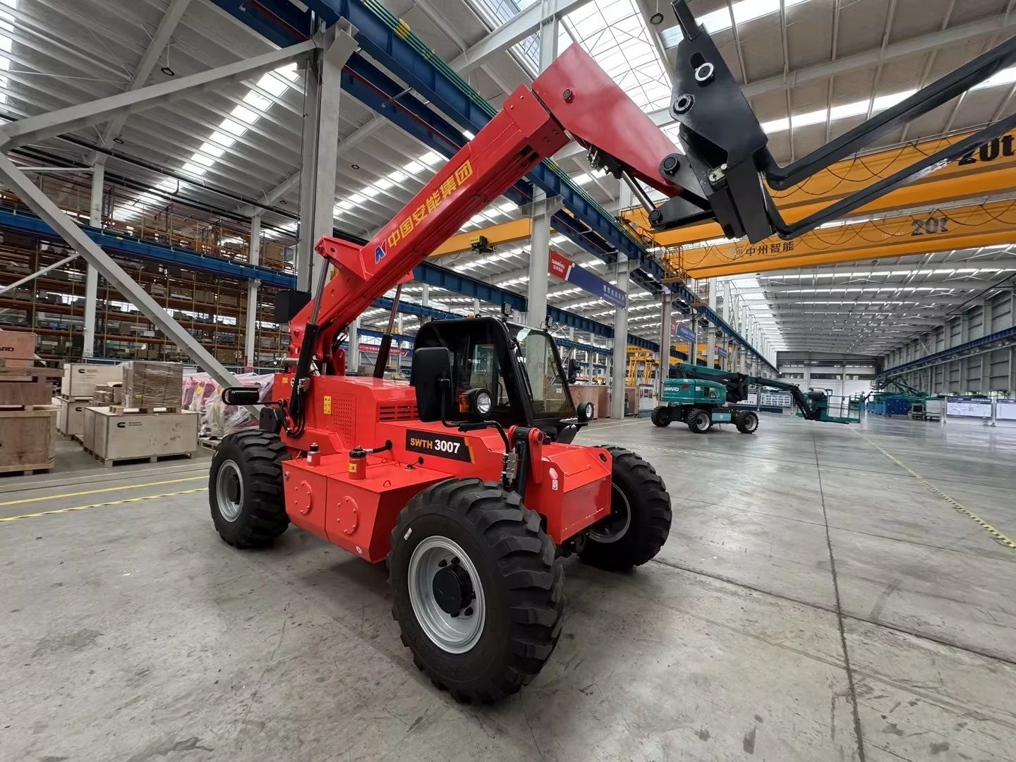 应运而生，，，，，，，，“急”速响应！壹定发智能伸缩臂叉装车进军应抢救援领域