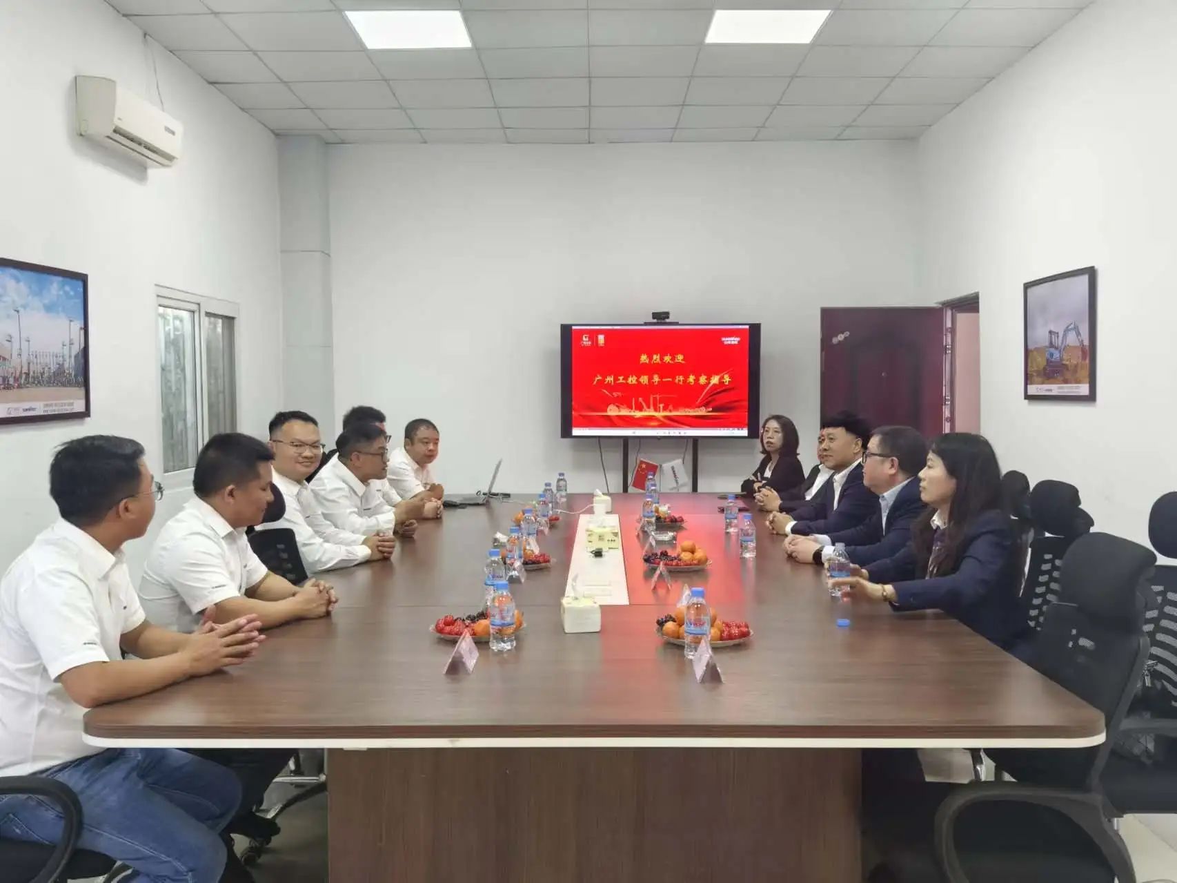 广州工控集团党委书记、董事长景广军率队考察壹定发智能柬埔寨子公司