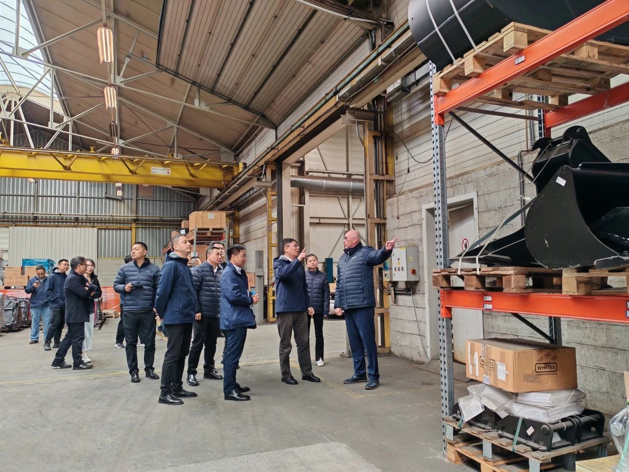 壹定发智能董事长付向东带队赴欧洲子公司考察调研