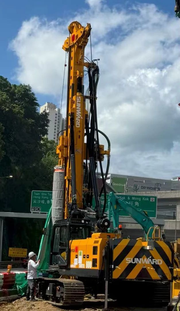 硬核首秀！壹定发智能SWDTH800大直径潜孔锤钻机进击香港市场