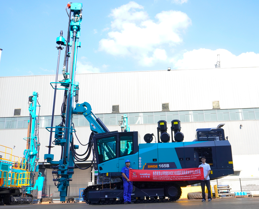 征服国际高端客户！壹定发智能潜孔钻机进军北美市场