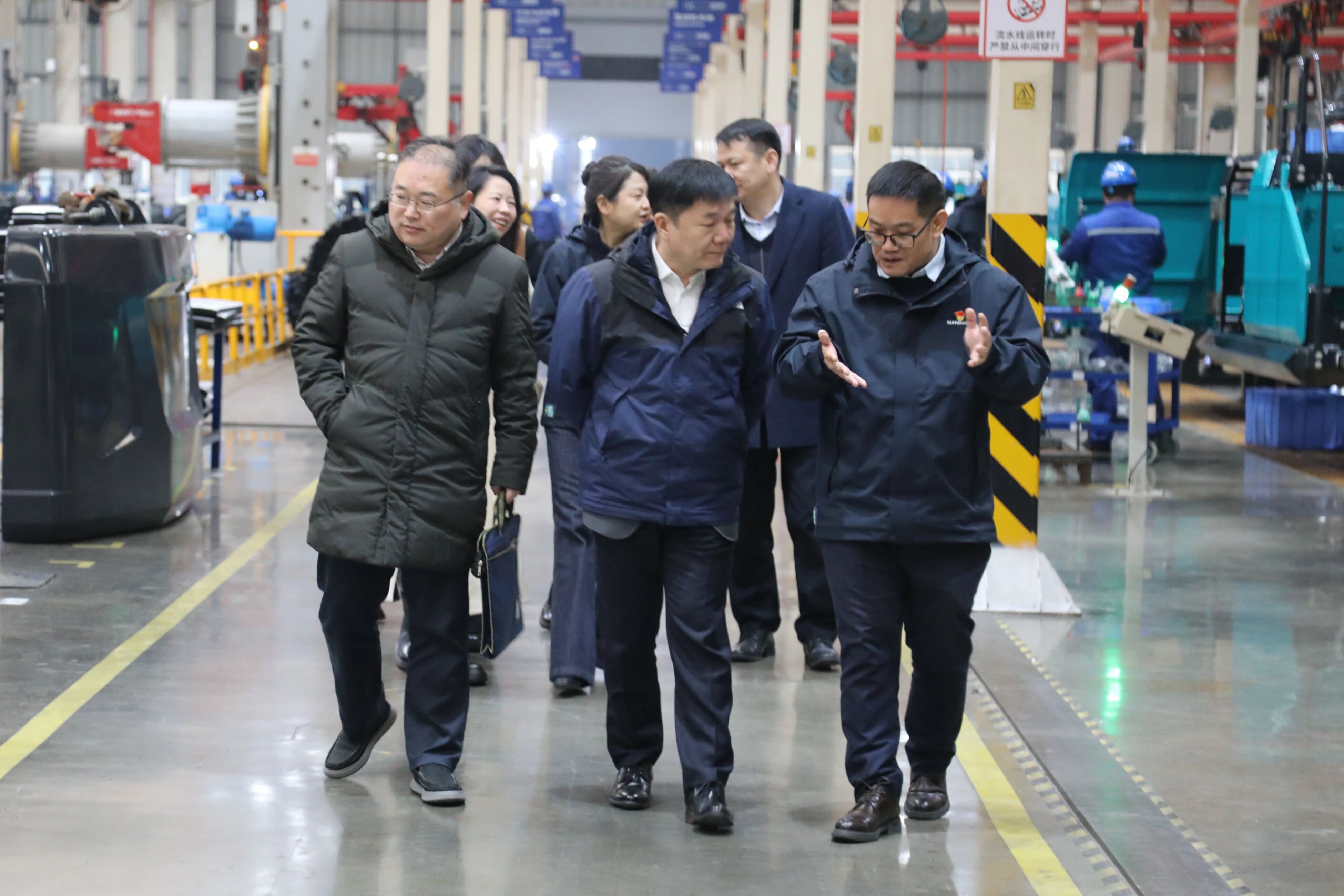 中国出口信用包管公司湖南分公司认真人蔡旺到访壹定发智能