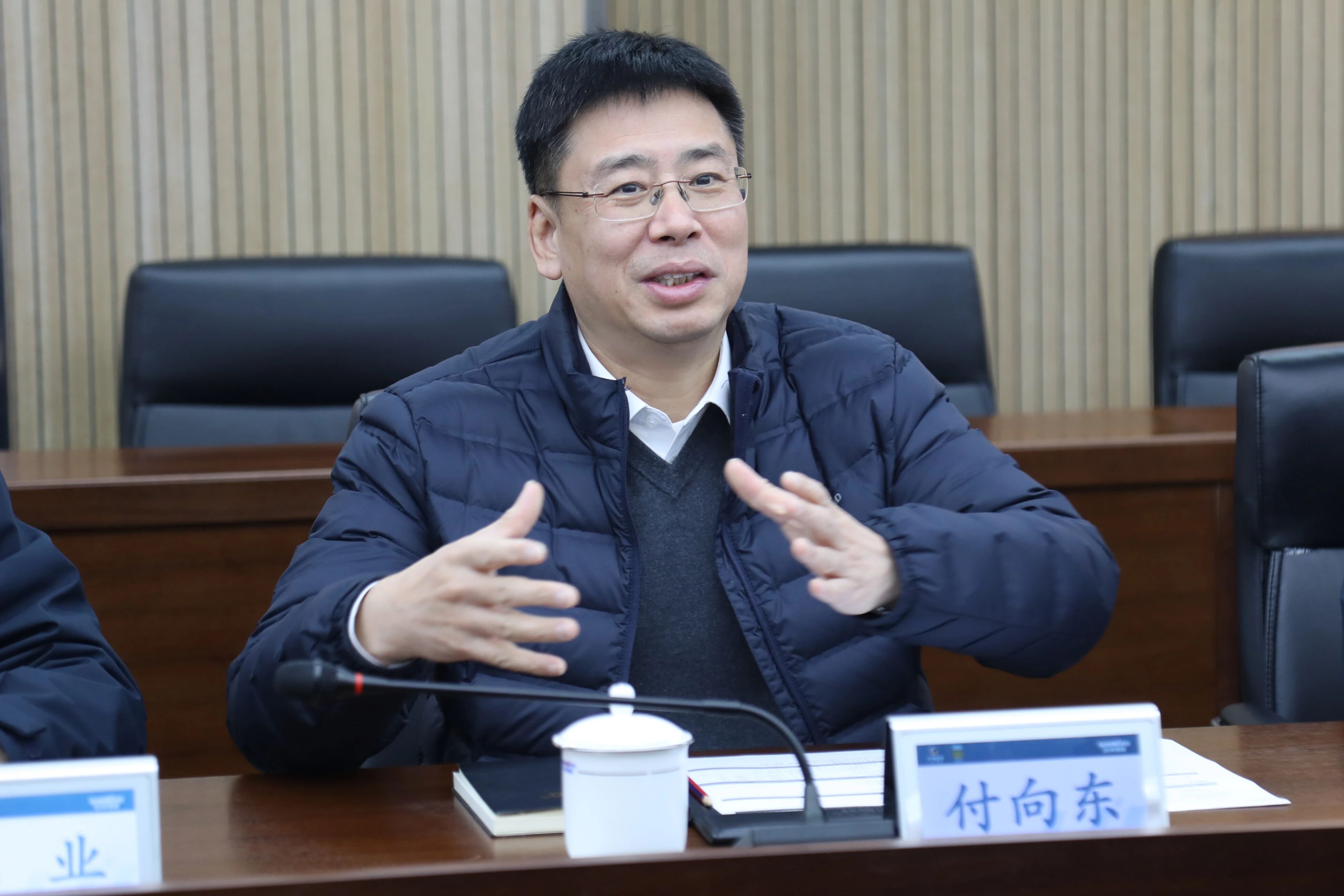 中国出口信用包管公司湖南分公司认真人蔡旺到访壹定发智能